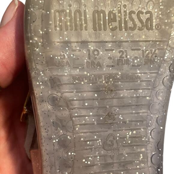 Kids Mini Melissa Glitter Popsicle Sandals - Picture 4 of 6